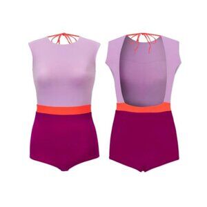 NWT WET JULES One Piece Swimsuit in Magenta Multi - L